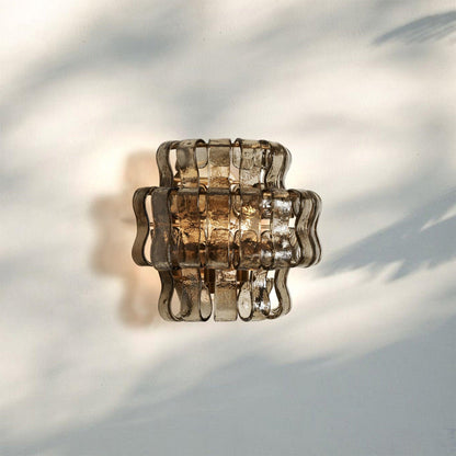Ghiaccio Glass Wall Sconce