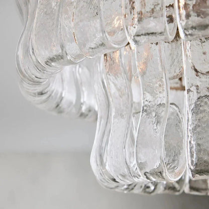 Ghiaccio Modern Glass Flushmount
