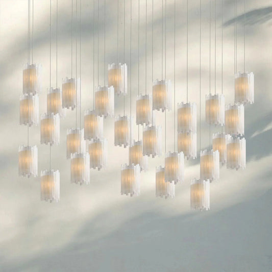 Giana Rectangular Chandelier 15/30-Light