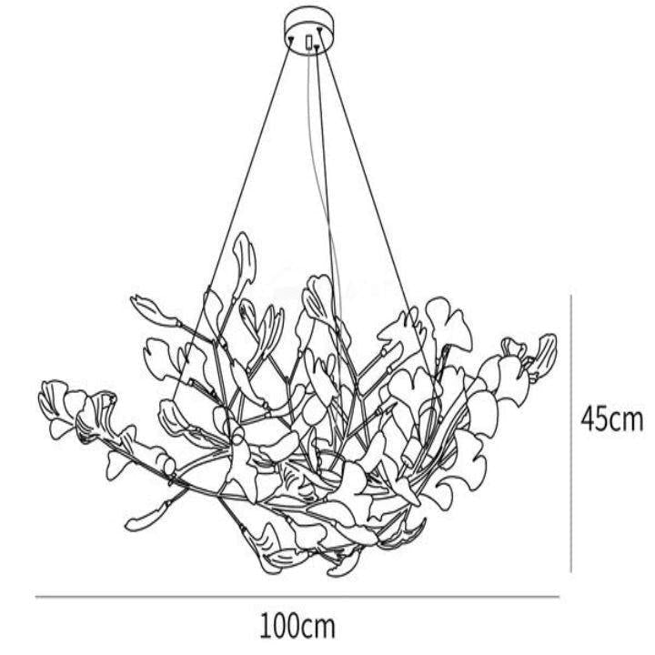 Ginkgo Luxury Chandelier Style D