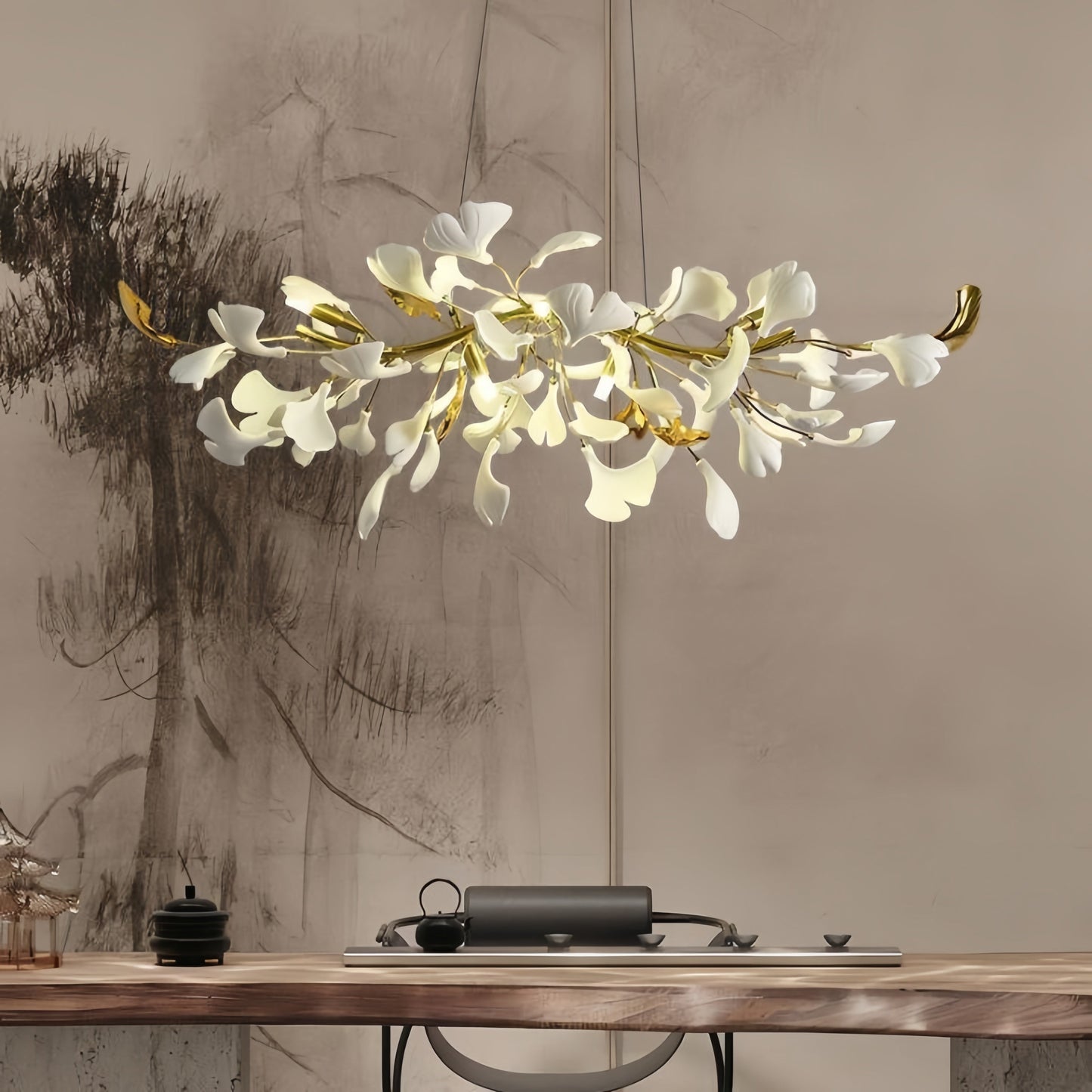 Ginkgo Luxury Linear Chandelier Style C