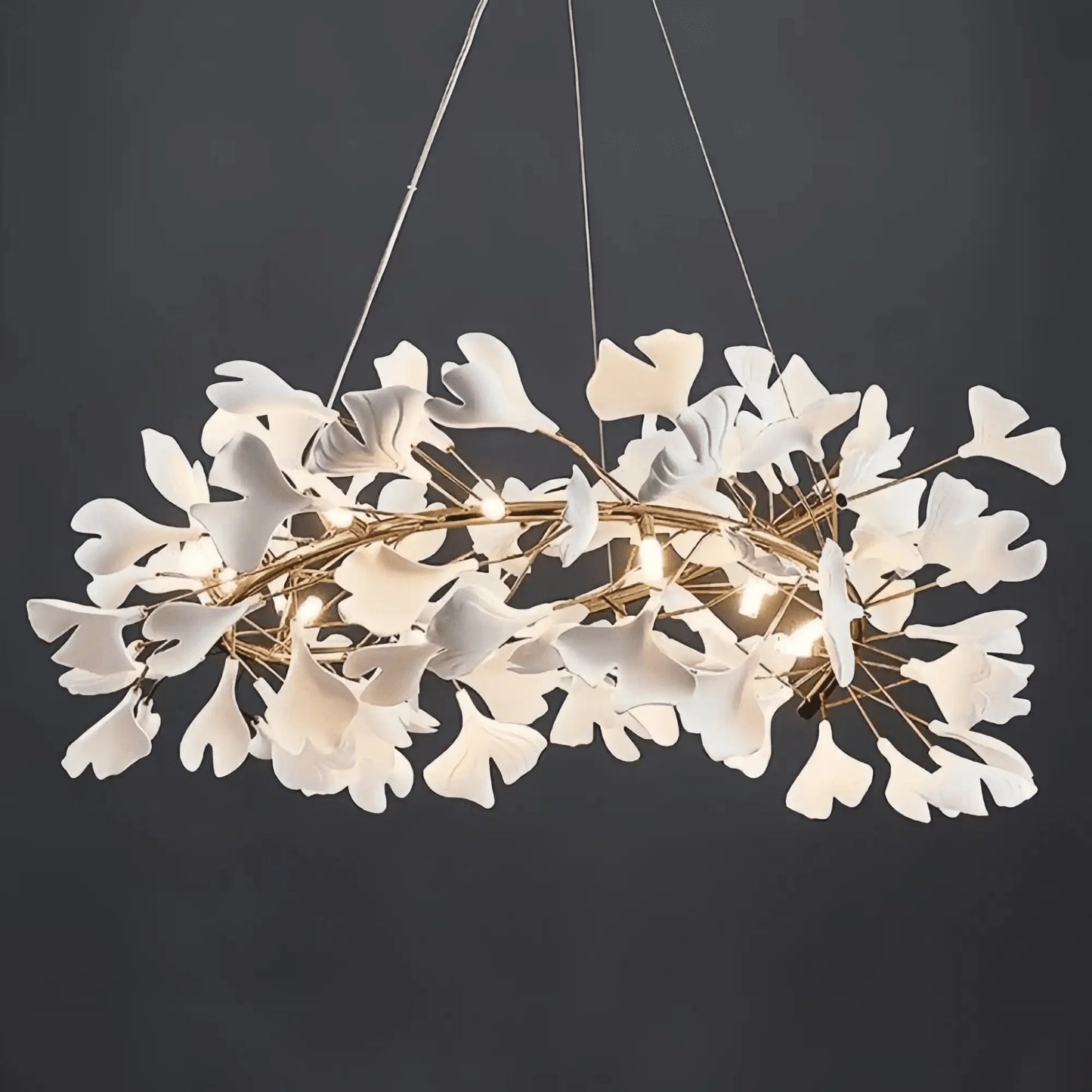 Ginkgo Round Chandelier