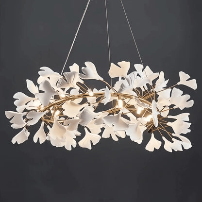 Ginkgo Round Chandelier