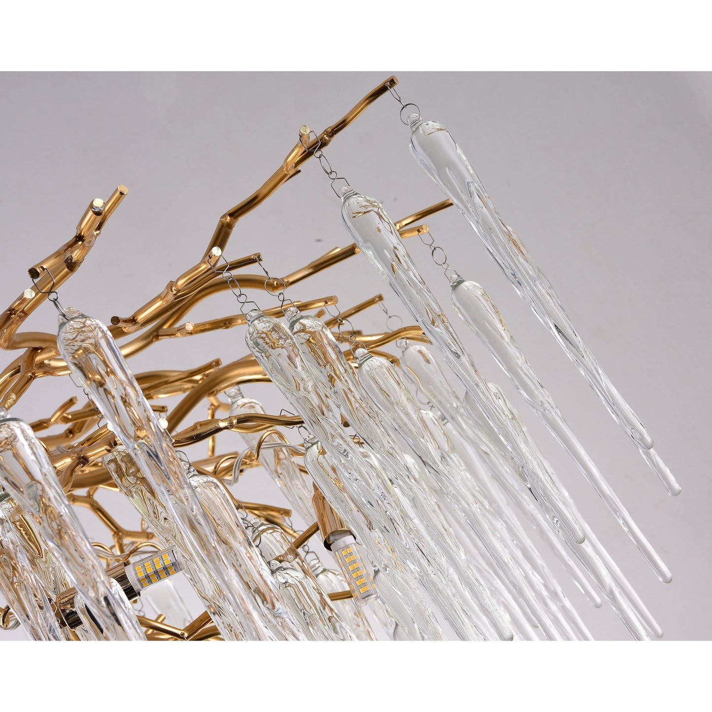 Glacier Organic Branch Round Chandelier