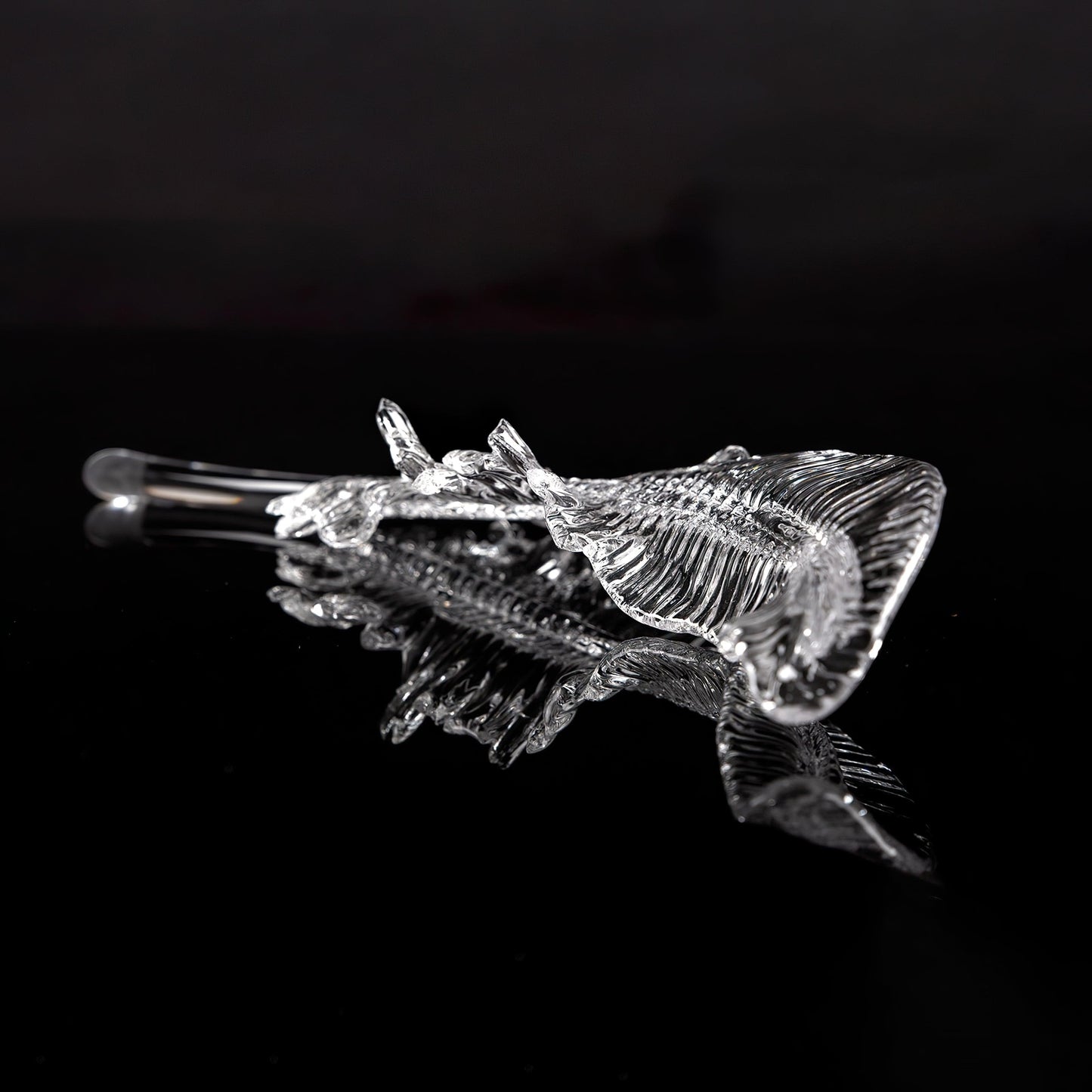 Glass Feathers Chandelier