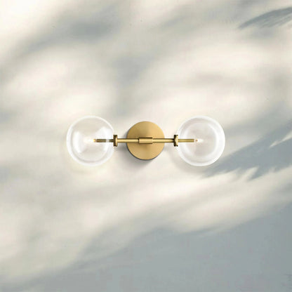 Glass Globe Linear Sconce