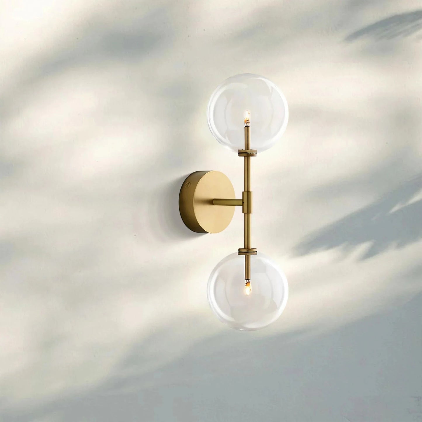 Glass Globe Linear Sconce