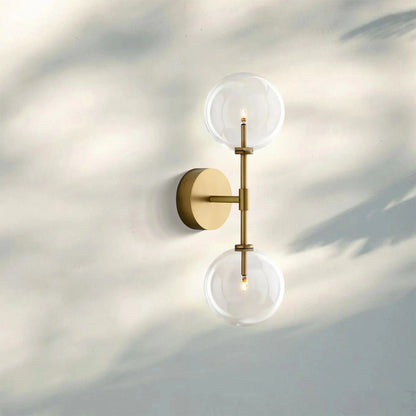 Glass Globe Linear Sconce
