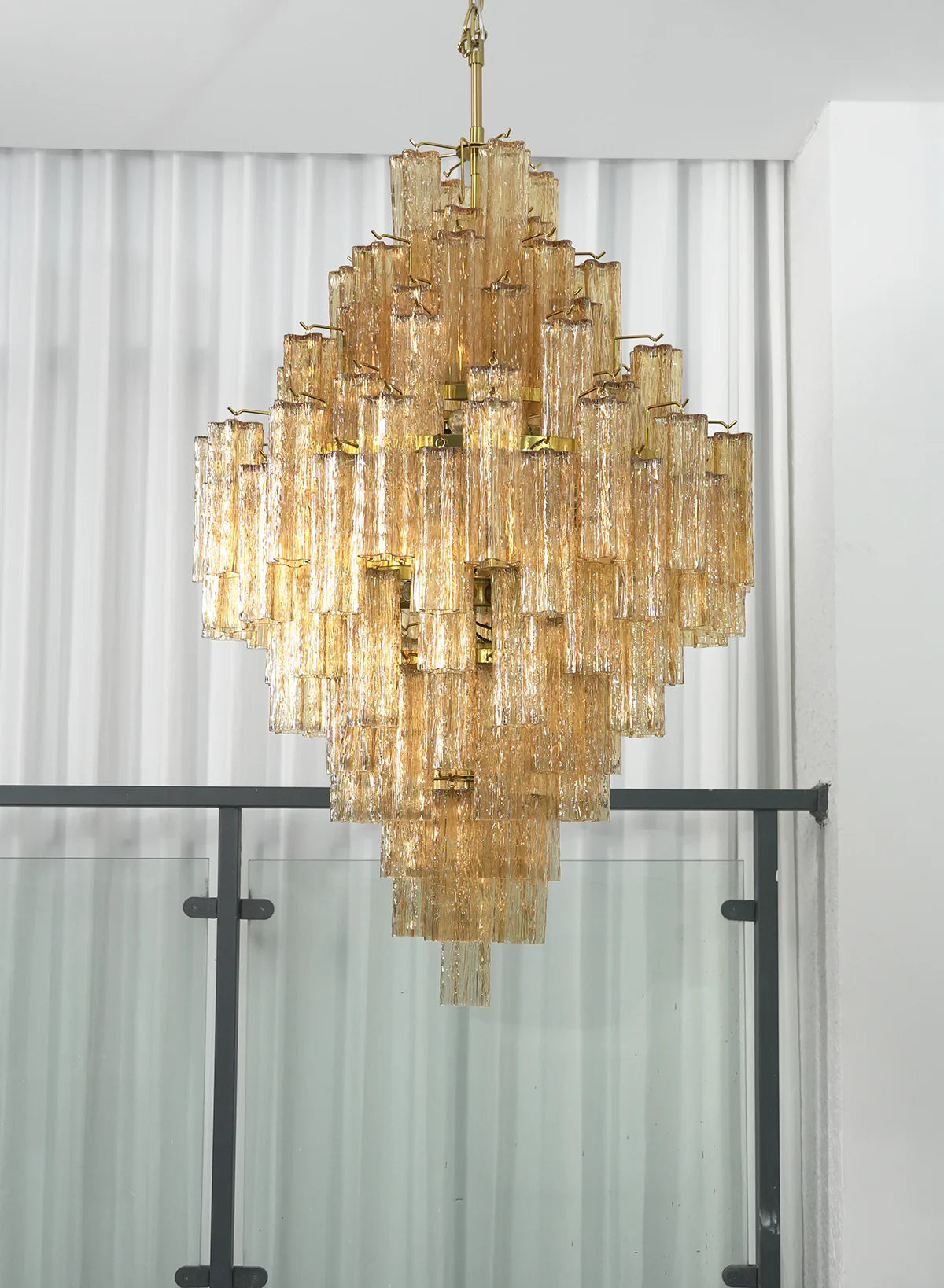 Star Shaped Glass Addis Diamond Chandelier