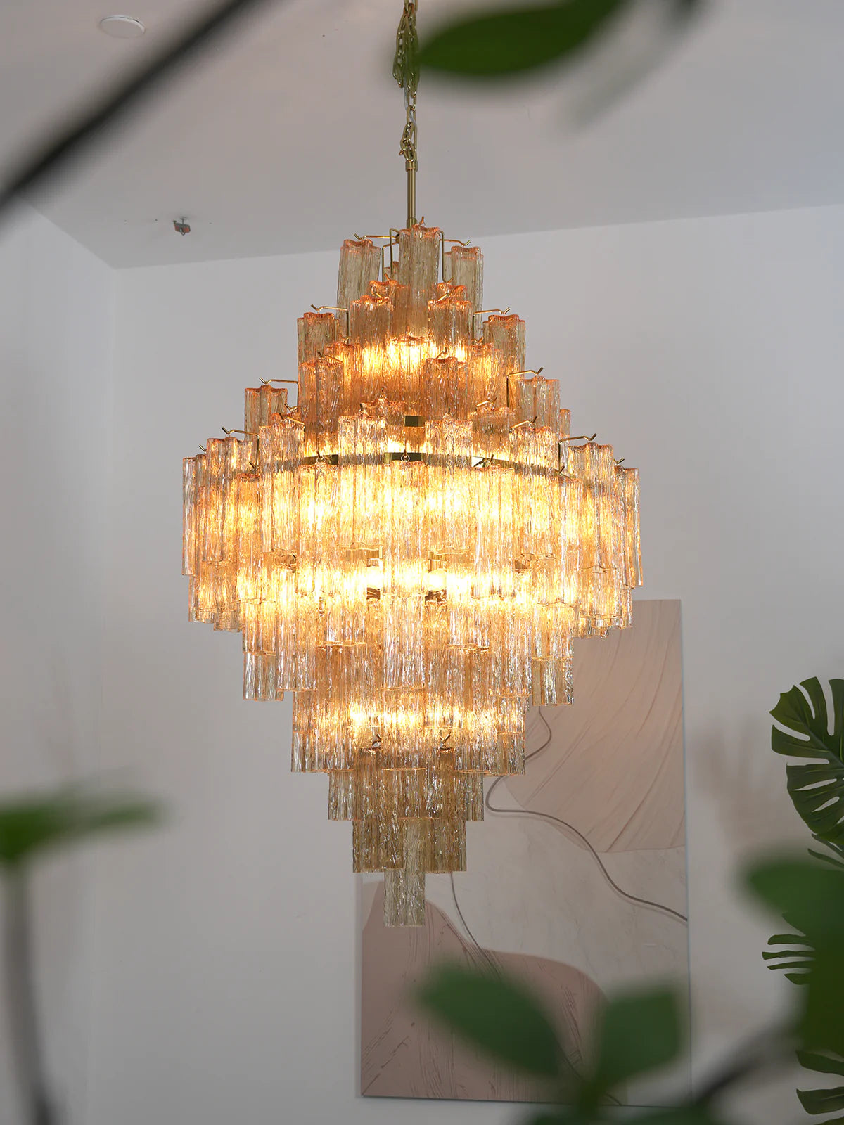 Star Shaped Glass Addis Diamond Chandelier