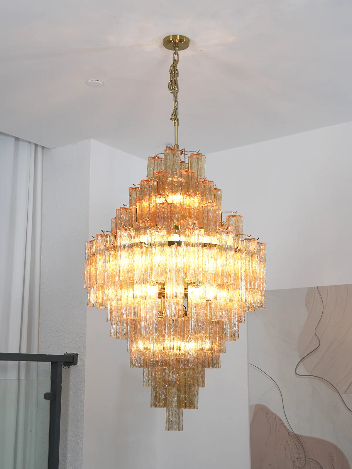 Star Shaped Glass Addis Diamond Chandelier