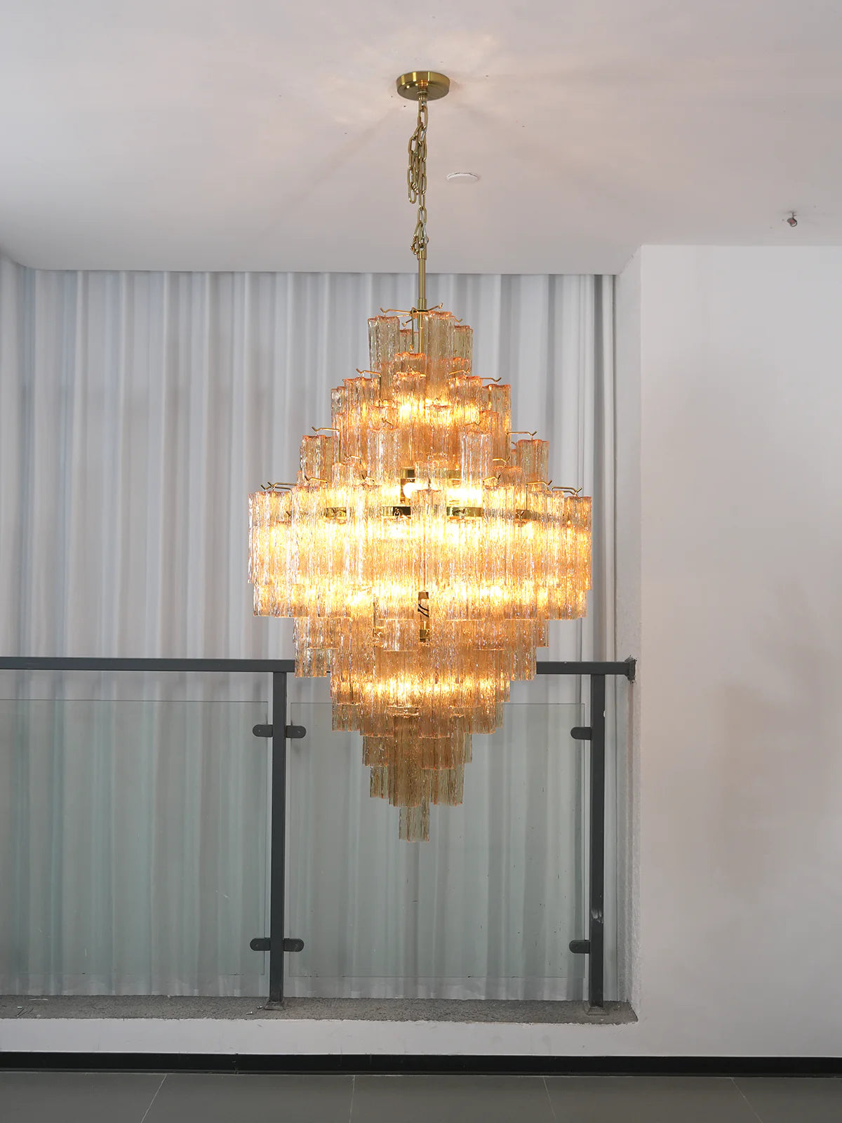 Star Shaped Glass Addis Diamond Chandelier