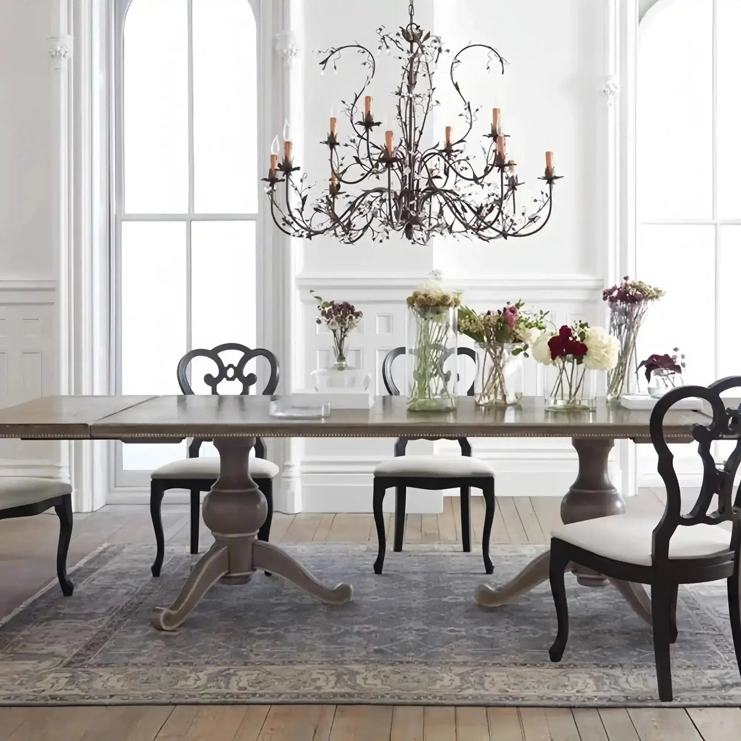Gothic Claudette 12-Light Round Chandelier