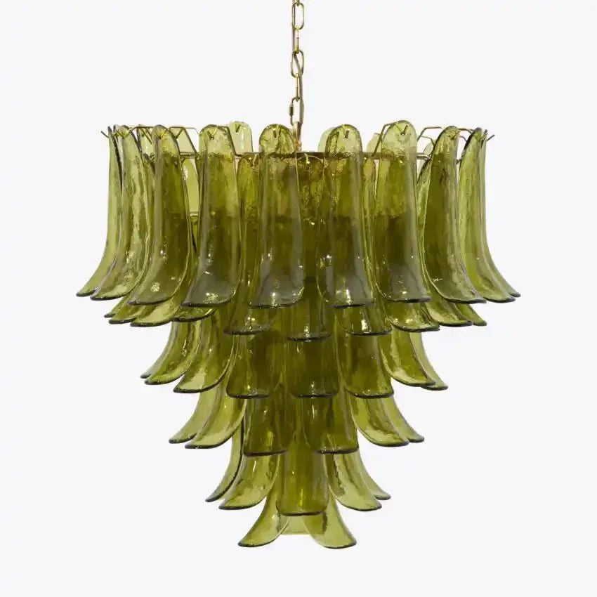 Green Petalo Murano Chandelier