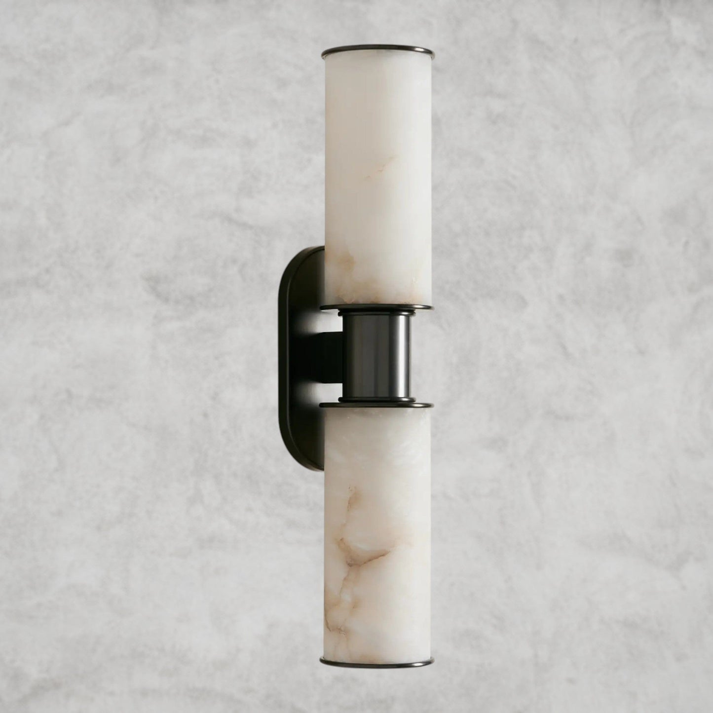Harllin Double Sconce in Alabaster