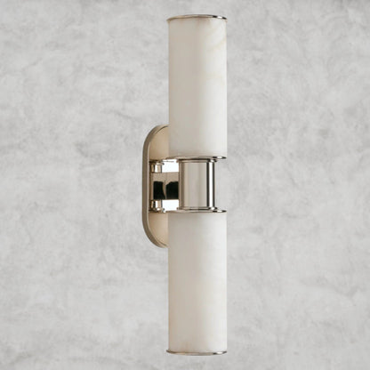 Harllin Double Sconce in Alabaster