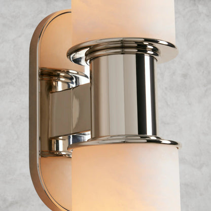 Harllin Double Sconce in Alabaster