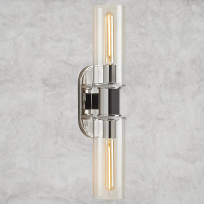 Harllin Double Sconce in Clear