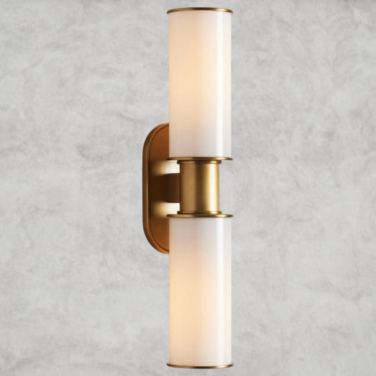 Harllin Double Sconce in Milk