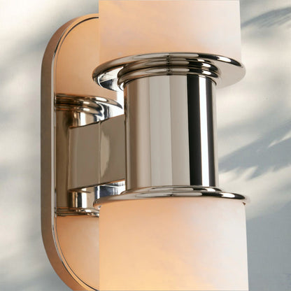 Harline Alabaster 2-Light Wall Sconce