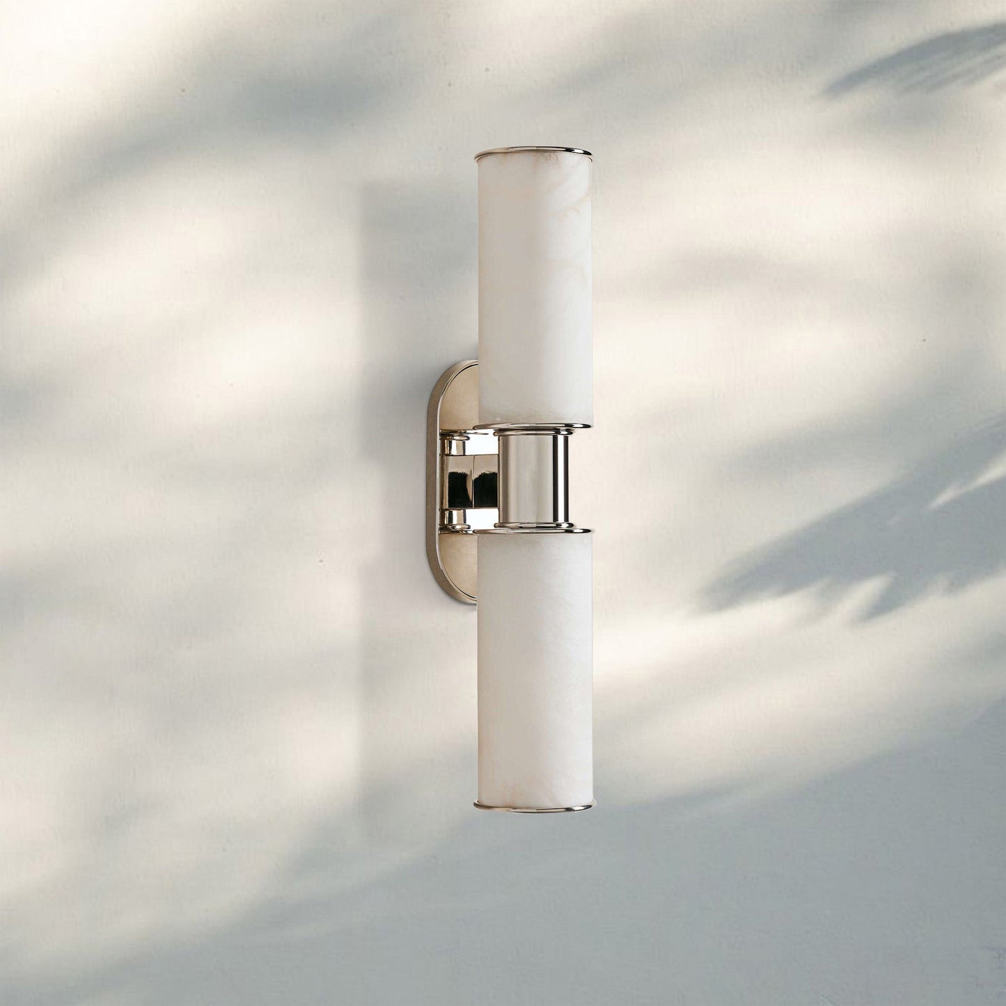 Harline Alabaster 2-Light Wall Sconce