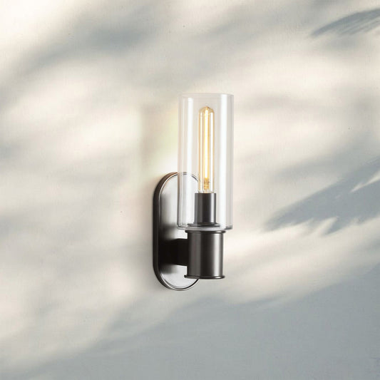 Harline Clear Glass Wall Sconce