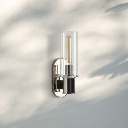 Harline Clear Glass Wall Sconce
