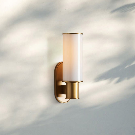 Harline Milk Glass Wall Sconce