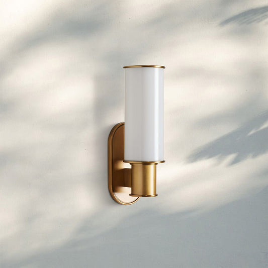 Harline Milk Glass Wall Sconce