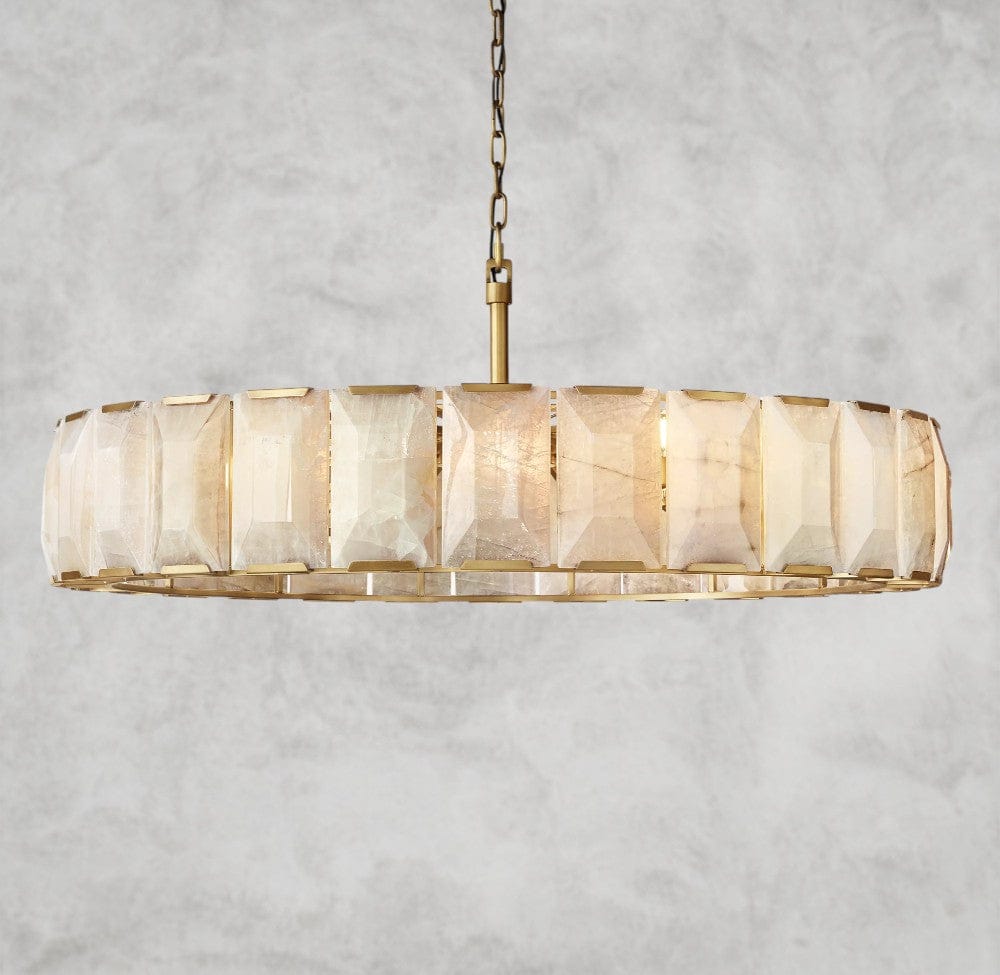 Harloow Calcite Round Chandelier 19", 31", 43", 60"