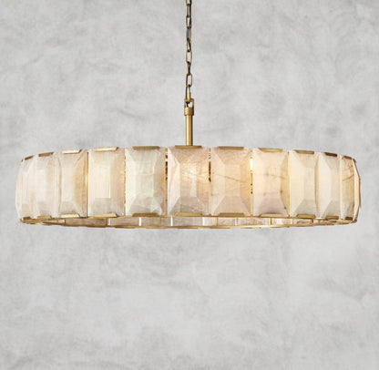 Harloow Calcite Round Chandelier 19", 31", 43", 60"