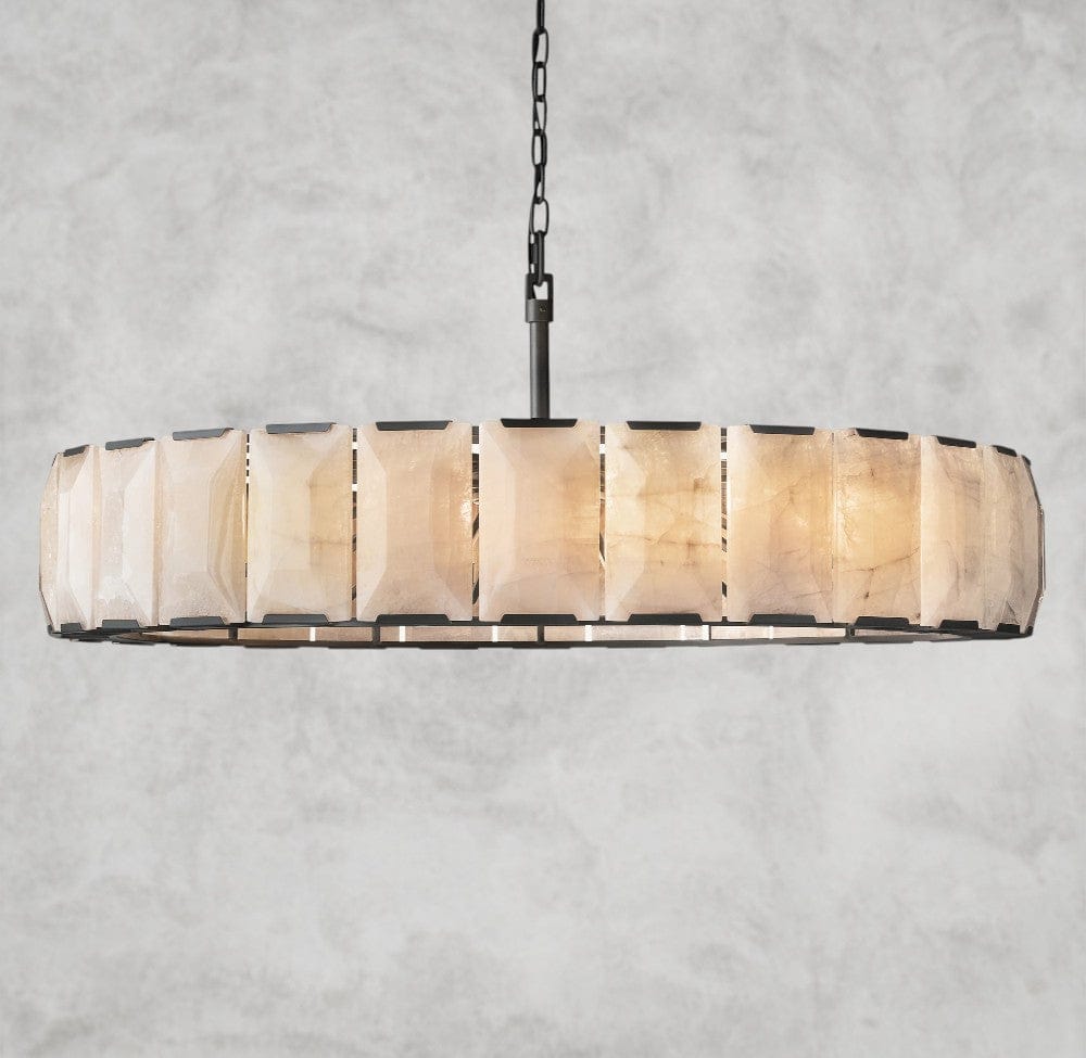 Harloow Calcite Round Chandelier 19", 31", 43", 60"