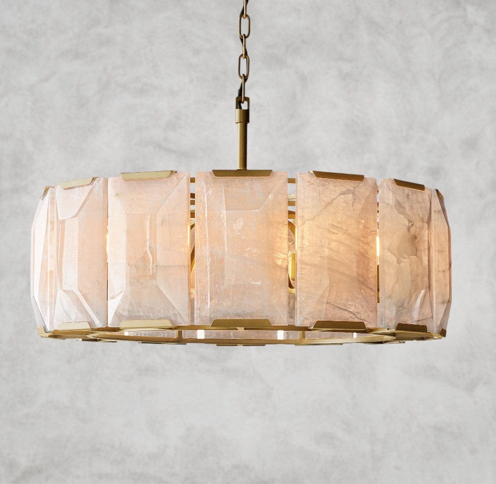 Harloow Calcite Round Chandelier 19", 31", 43", 60"