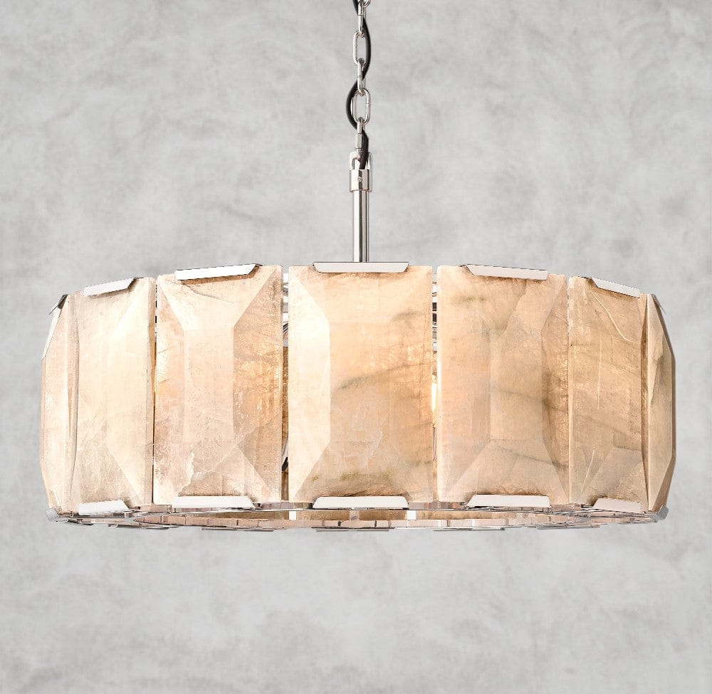 Harloow Calcite Round Chandelier 19", 31", 43", 60"