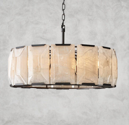 Harloow Calcite Round Chandelier 19", 31", 43", 60"