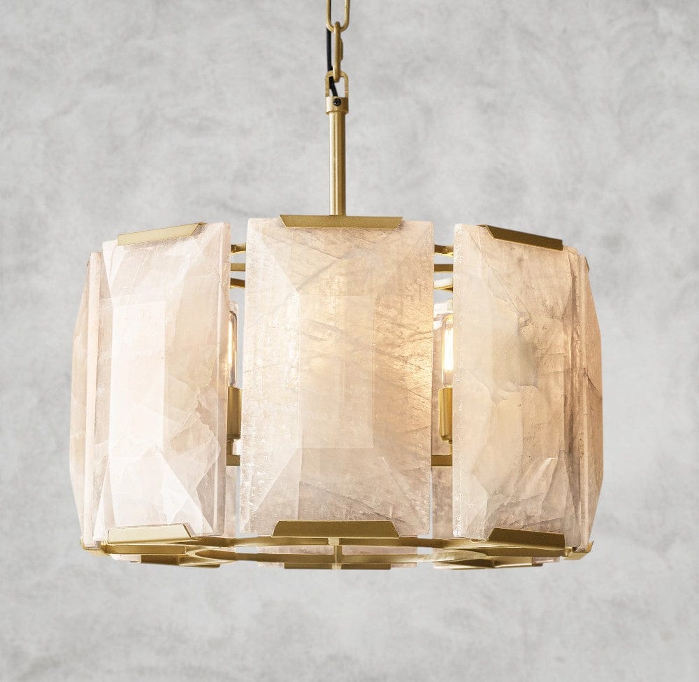 Harloow Calcite Round Chandelier 19", 31", 43", 60"