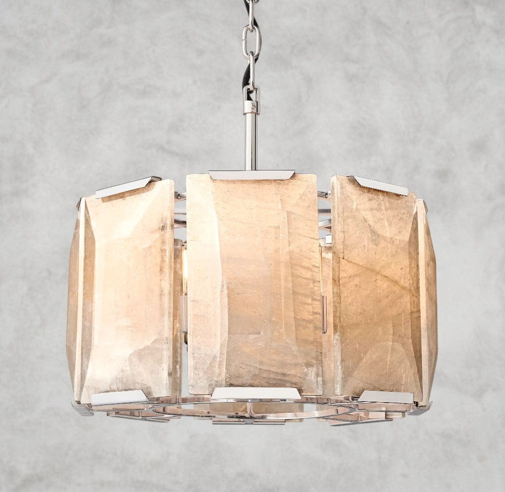 Harloow Calcite Round Chandelier 19", 31", 43", 60"