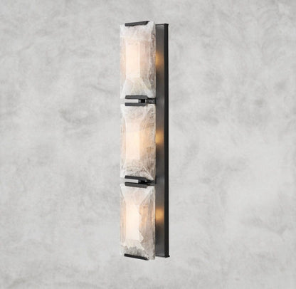 Harlow Calcite Triple Sconce