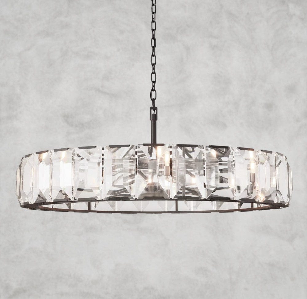 Harloow Crystal Round Chandelier 19", 31", 43", 60"