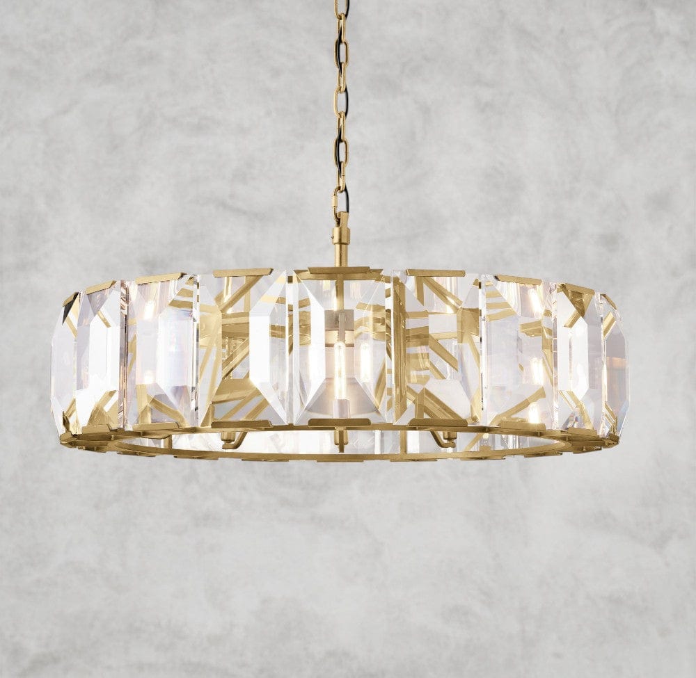 Harloow Crystal Round Chandelier 19", 31", 43", 60"