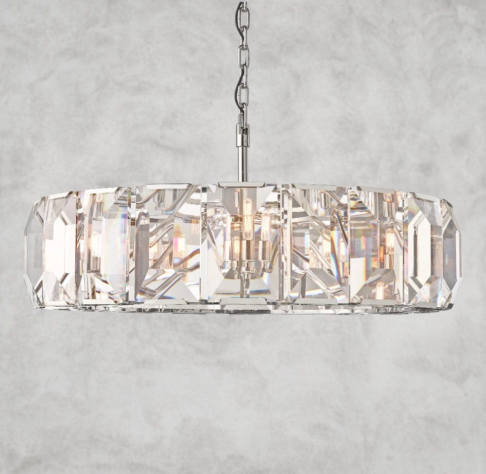 Harloow Crystal Round Chandelier 19", 31", 43", 60"