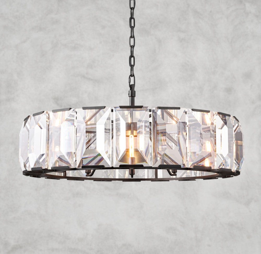 Harloow Crystal Round Chandelier 19", 31", 43", 60"