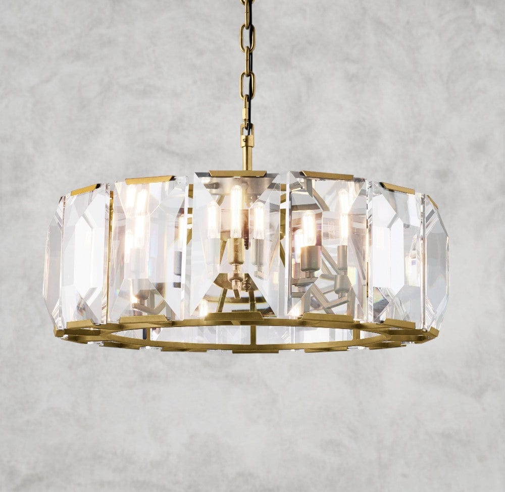 Harloow Crystal Round Chandelier 19", 31", 43", 60"