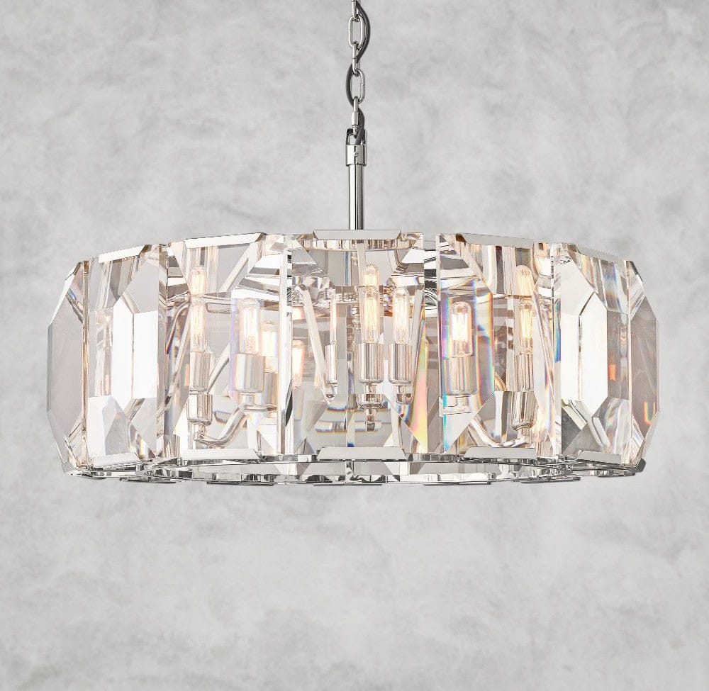 Harloow Crystal Round Chandelier 19", 31", 43", 60"