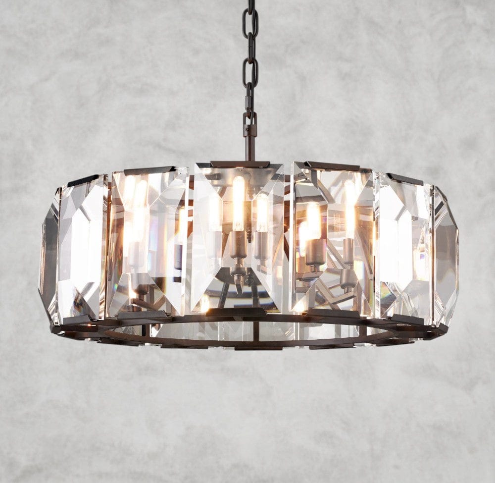 Harloow Crystal Round Chandelier 19", 31", 43", 60"