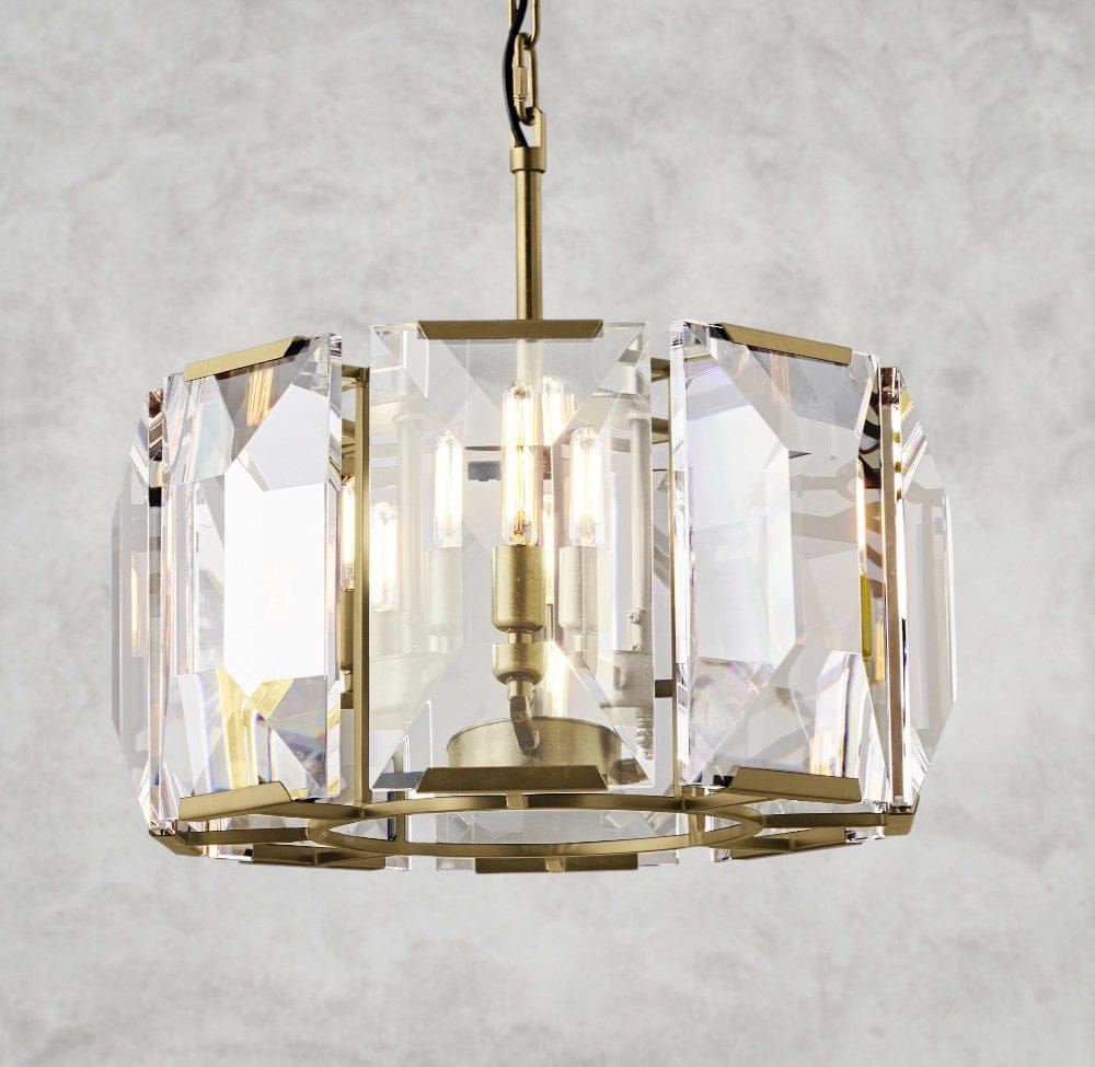 Harloow Crystal Round Chandelier 19", 31", 43", 60"