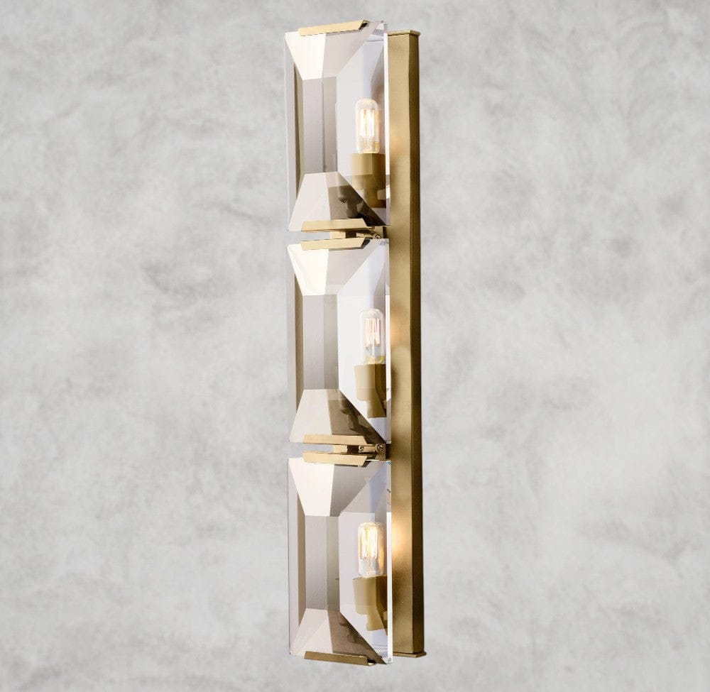 Harlow Crystal Triple Sconce