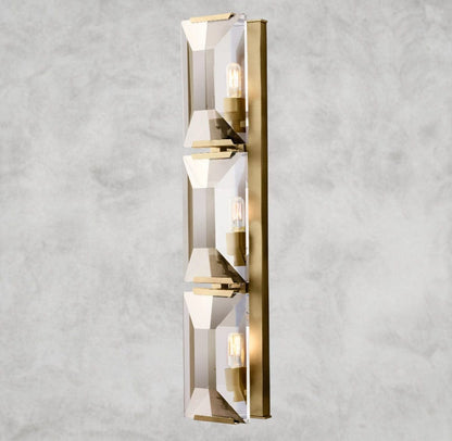 Harlow Crystal Triple Sconce