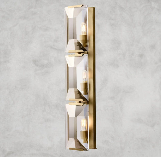 Harlow Crystal Triple Sconce