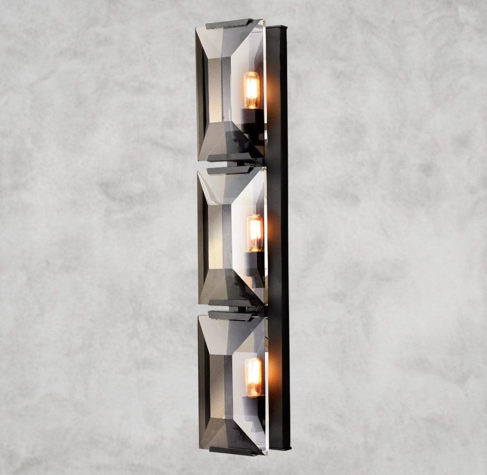 Harlow Crystal Triple Sconce